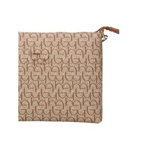 Γυναικεία τσάντα clutch από την Byblos BYBS64A12 καφέ χρώμα