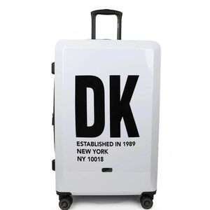 Βαλίτσα σκληρή Μεγάλη DKNY D2221-DH818BD4 Λευκό/Μαύρο