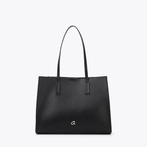 Γυναικεία Τσάντα Ώμου Axel με Ανάγλυφο Σχέδιο 1010-3633-003 Μαύρο