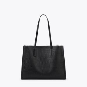 Γυναικεία Τσάντα Ώμου Axel με Ανάγλυφο Σχέδιο 1010-3633-003 Μαύρο