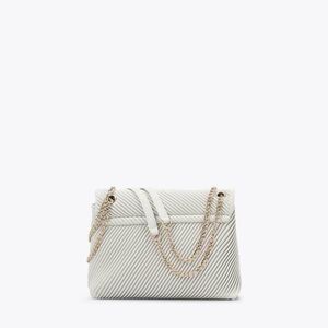 Axel Τσάντα Ώμου με Αλυσίδα ΛΕΥΚΟ 1010-3651-037