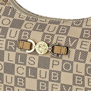 Γυναικεία Τσάντα Ώμου-Χιαστί Beverly Hills Polo BH-4533 Μπεζ