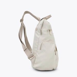 Axel Chalk Γυναικεία Τσάντα Πλάτης Μπεζ 1023-0612-611