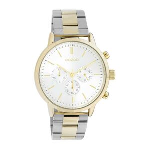 OOZOO Timepieces Ρολόι Unisex Ασημί & Χρυσό Μεταλλικό Μπρασελέ C10860