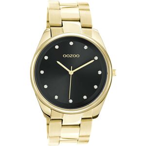 Ρολόι OOZOO Timepieces με χρυσό μπρασελέ και κρύσταλλα C10965