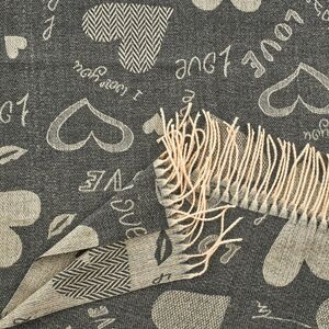 Verde Γυναικείο Κασκόλ 06-1170 Μαύρο