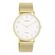 Γυναικείο ρολόι OOZOO Timepieces C20342 μεταλλικό Επίχρυσο με επίχρυσο mesh μπρασελέ