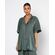 Πουκάμισο κοντομάνικο oversized Μέντα 014-61