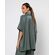 Πουκάμισο κοντομάνικο oversized Μέντα 014-61