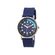 Ρολόι Urban με μπλε λουράκι σιλικόνης και μπλε καντράν 11L07-00311