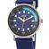 Ρολόι Urban με μπλε λουράκι σιλικόνης και μπλε καντράν 11L07-00311
