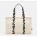 Nessa Tote Bag DKNY Υφασμάτινη Γυναικεία Τσάντα Χειρός Εκρού R54AGO39