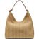 DKNY PAULA HOBOS HANDBAG R61COO07 M1K6-NATURAL/SADDLE - Εκκρού