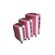 ΣΕΤ 3/τεμ βαλίτσες σκληρές 4 ρόδες ροζ Diplomat Seagull SG176-S-M-L-PINK ( Small+Medium+Large )