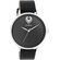 OOZOO ΤIMEPIECES BLACK LEATHER STRAP C11241