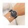 OOZOO ΤIMEPIECES BLACK LEATHER STRAP C11241