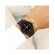 OOZOO Timepieces Crystals Black Metallic Bracelet C11284