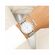 OOZOO Timepieces Ρολόι Ασημί Μεταλλικό Μπρασελέ C11280 Γυναικείο