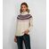 Γυναικείο Πουλόβερ Fair Isle Ζιβάγκο Oat 1400-0200-617