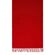 Κασκόλ/Πασμίνα  Μονόχρωμη με κρόσια RED 1707-0520-017