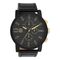 Ρολόι Oozoo Timepieces Black Leather Strap C11212