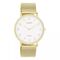Γυναικείο ρολόι OOZOO Timepieces C20342 μεταλλικό Επίχρυσο με επίχρυσο mesh μπρασελέ