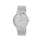 Ρολόι Runway με ατσάλινο mesh band και λευκό textured καντράν 11L03-00523