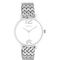 OOZOO Timepieces Silver Metallic Mesh Bracelet C10920