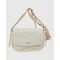 Verde Γυναικεία Τσάντα Χιαστί 16-0008340 Εκρού