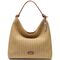 DKNY PAULA HOBOS HANDBAG R61COO07 M1K6-NATURAL/SADDLE - Εκκρού