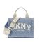 DKNY ΤΣΑΝΤΑ ΧΕΙΡΟΣ/CROSSBODY HADLEE SM TOTE ΨΑΘΙΝΗ LOGO ΣΙΕΛ R61ALC80 P2U