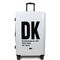 Βαλίτσα σκληρή Μεγάλη DKNY D2221-DH818BD4 Λευκό/Μαύρο