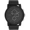 OOZOO TIMEPIECES BLACK METALLIC BRACELET C11214